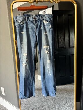 Joe's Jeans Distressed Medium Blue Women's Jeans